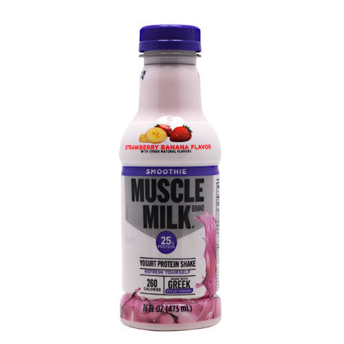 CytoSport Muscle Milk Smoothie - Strawberry Banana - 12 Bottles - 00876063006255