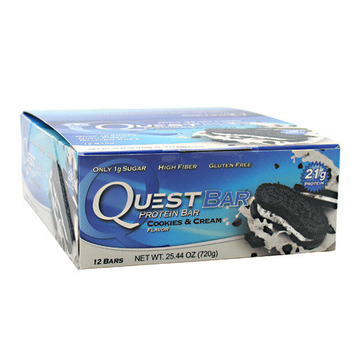 Quest Nutrition Quest Protein Bar - Cookies & Cream - 12 Bars - 888849000029