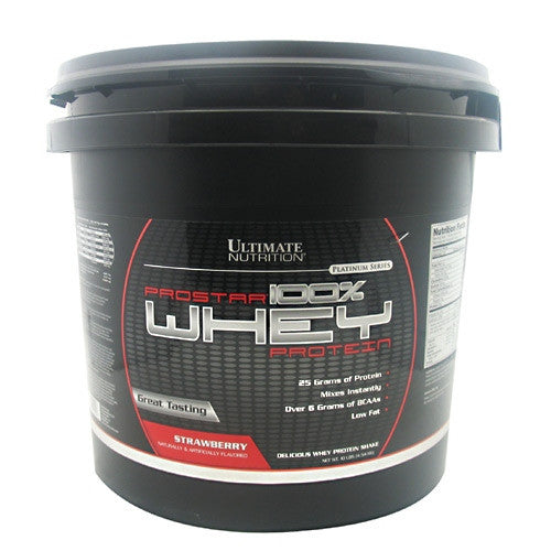 Ultimate Nutrition ProStar Whey Protein - Srawberry - 10 lb - 099071001986