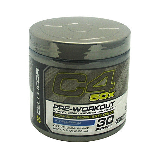 Cellucor G4 Chrome Series C4 50x - Blue Razz - 30 Servings - 810390026074