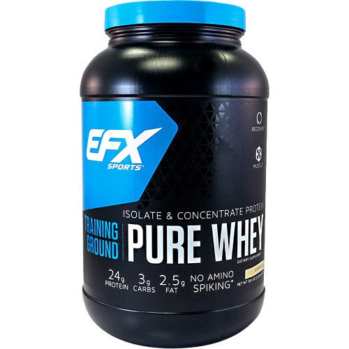 EFX Sports EFX Sports Training Ground Pure Whey - Vanilla - 38.4 oz - 737190002896