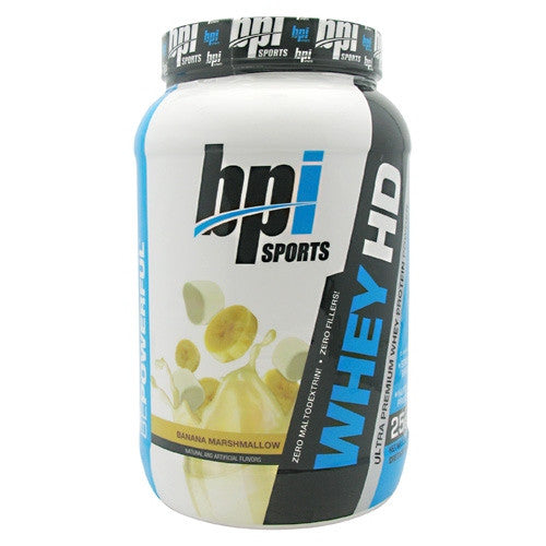 BPI Whey-HD - Banana Marshmellow - 25 Servings - 811213021474