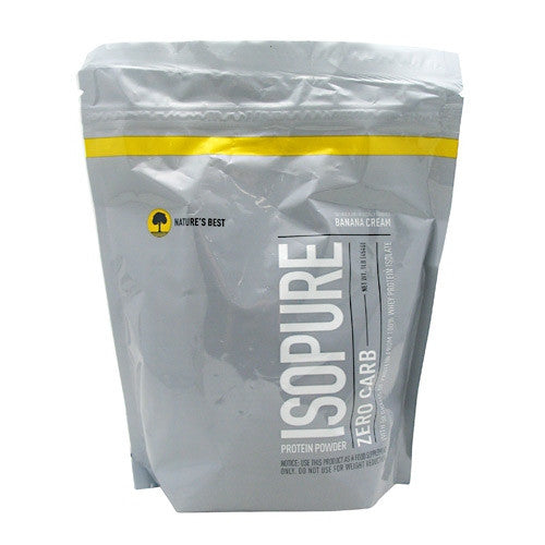 Natures Best Zero Carb Isopure - Banana Cream - 1 lb - 089094022976