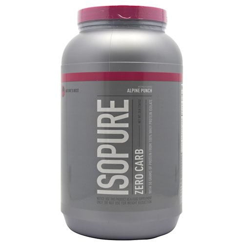 Natures Best Zero Carb Isopure - Alpine Punch - 3 ea - 089094021917