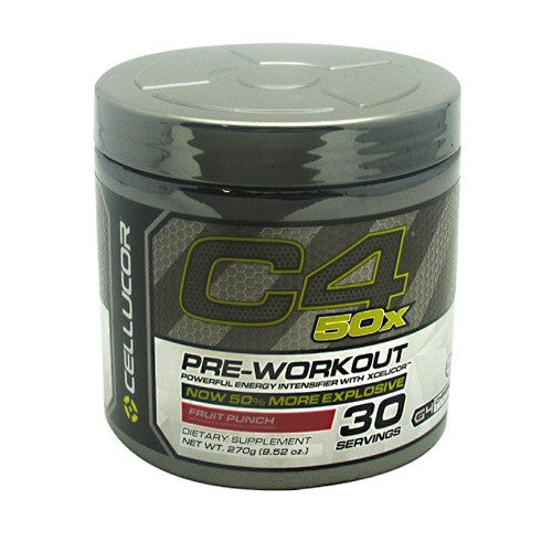 Cellucor G4 Chrome Series C4 50x - Fruit Punch - 30 Servings - 810390026067