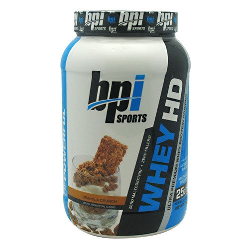 BPI Whey-HD - Granola Crunch - 25 Servings - 811213021481