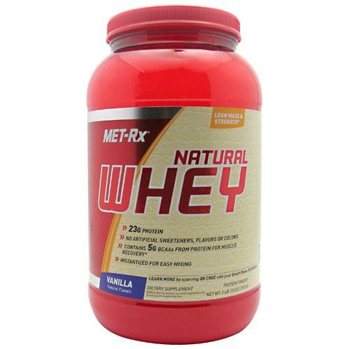 MET-Rx Natural Whey - Vanilla - 2 lb - 786560177702