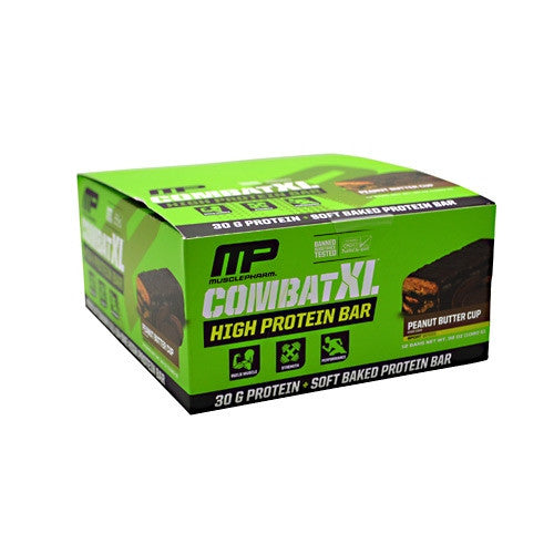 Muscle Pharm Combat XL - Peanut Butter Cup - 12 Bars - 653341418418