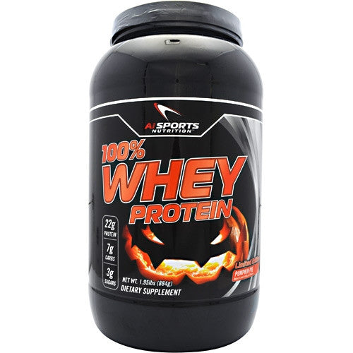 AI Sports Nutrition 100% Whey Protein - Pumpkin Pie - 1.95 lb - 804879552437