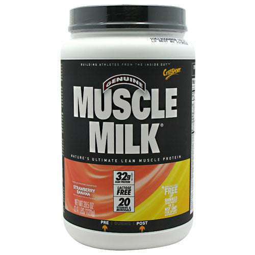 CytoSport Fruit Smoothie Muscle Milk - Strawberry Banana - 2.47 lb - 660726508206