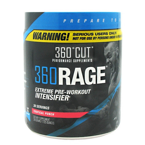 360Cut 360Rage - Tropical Punch - 30 Servings - 861638000189