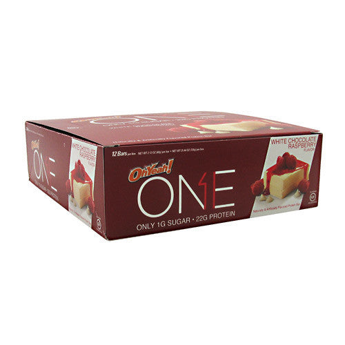 ISS OhYeah! One Bar - White Chocolate Raspberry - 12 Bars - 788434108126