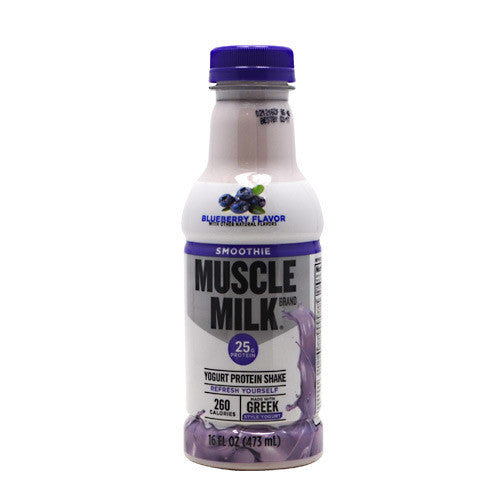 CytoSport Muscle Milk Smoothie - Blueberry - 12 Bottles - 00876063006279