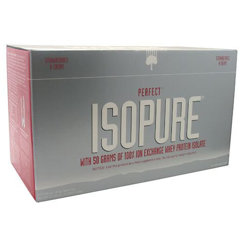 Natures Best Perfect Isopure - Strawberries & Cream - 20 Servings - 089094021078