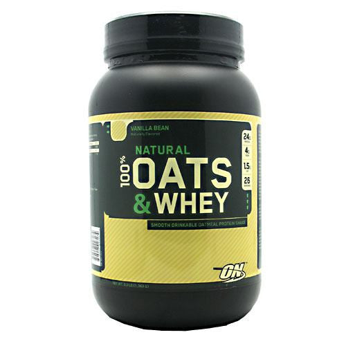 Optimum Nutrition Natural 100% Oats and Whey - Vanilla Bean - 3 lb - 748927027174