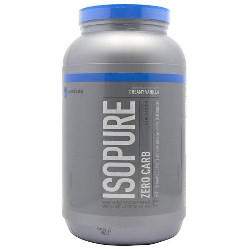 Natures Best Zero Carb Isopure - Creamy Vanilla - 3 lb - 089094021153