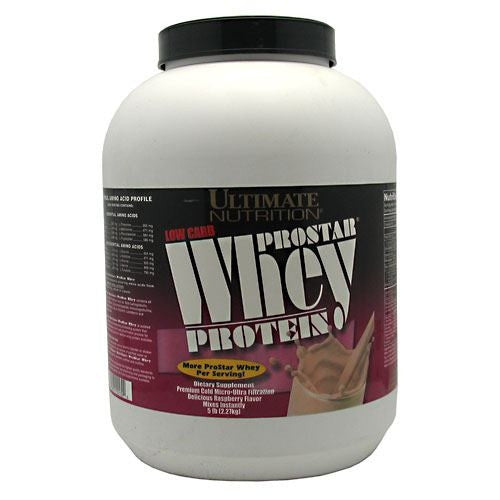 Ultimate Nutrition ProStar Whey Protein - Raspberry - 5 lb - 099071001399