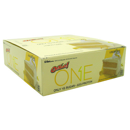 ISS OhYeah! One Bar - Lemon Cake - 12 Bars - 788434108553