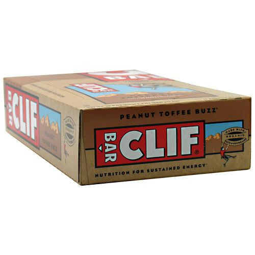 Clif Bar Energy Bar - Peanut Toffee Buzz - 12 Bars - 722252302403