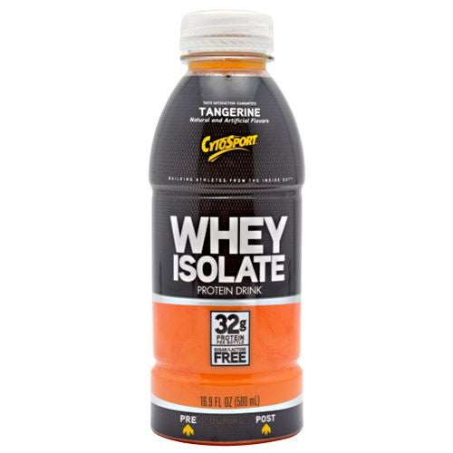 CytoSport Whey Isolate RTD - Tangerine - 12 Bottles - 00876063003452