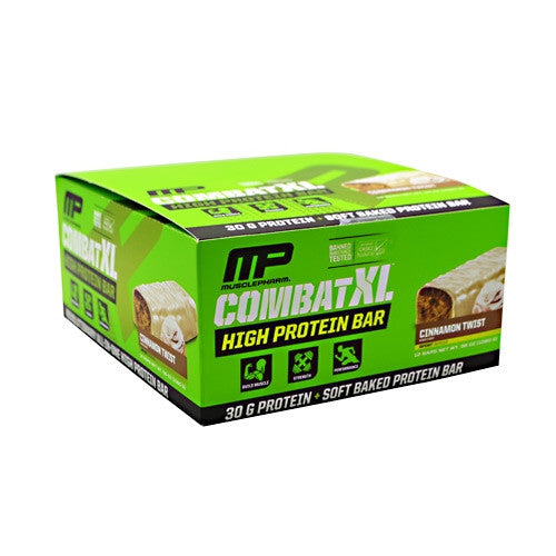 Muscle Pharm Combat XL - Cinnamon Twist - 12 Bars - 653341418715