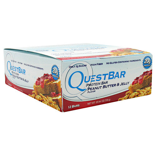 Quest Nutrition Quest Protein Bar - Peanut Butter & Jelly - 12 Bars - 888849000685